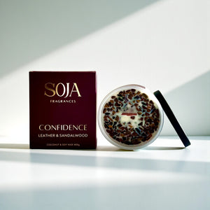 Confidence - Leather & Sandalwood Candle