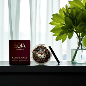 Confidence - Leather & Sandalwood Candle