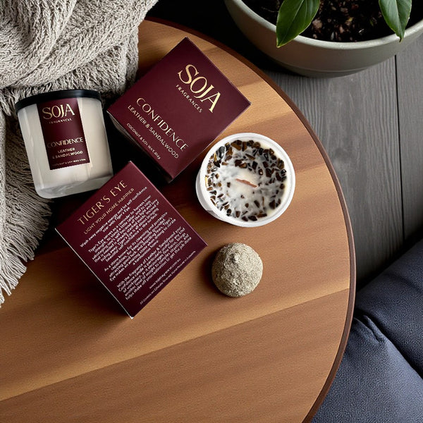 Confidence - Leather & Sandalwood Candle