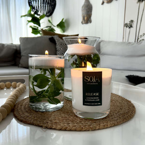 Pourable wax Candle Sand with reusable wicks