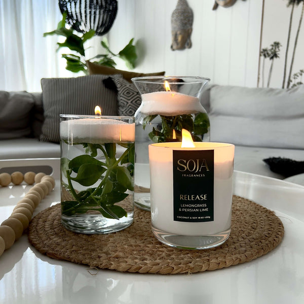 Pourable wax Candle Sand with reusable wicks