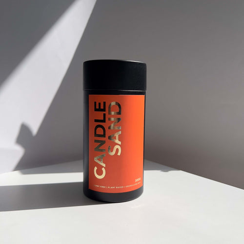 Refillable plant-based candle sand by Soja Fragrances