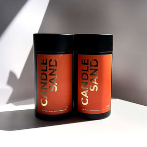 Refillable plant-based candle sand by Soja Fragrances