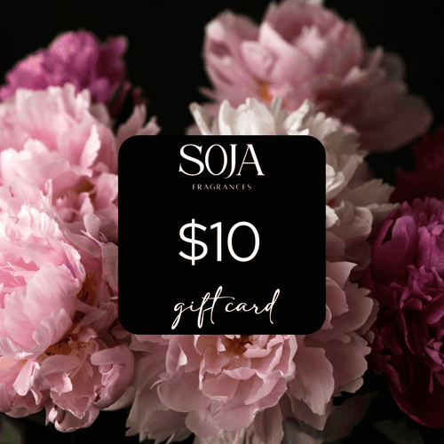 Soja Fragrances Gift Card | Shop Soja Fragrances for gift cards. Instant email delivery, easy-to-use unique codes. Give the gift of choice to that special someone. | SOJA Fragrances