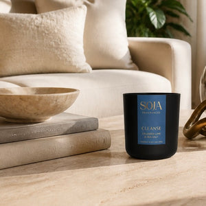 Cleanse – Crushed Lime & Sea Salt Candle & 125ml Room Spray Set