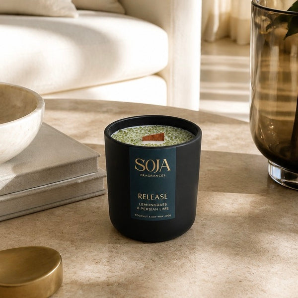Release – Lemongrass & Persian Lime Candle & 125ml Room Spray Set