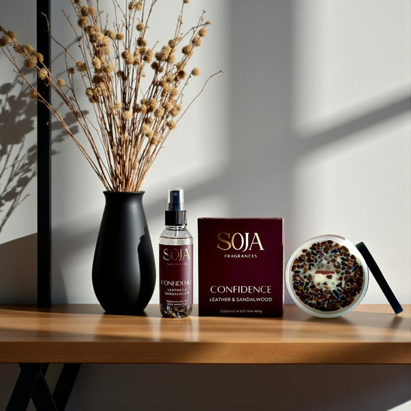 Confidence - Leather & Sandalwood Candle