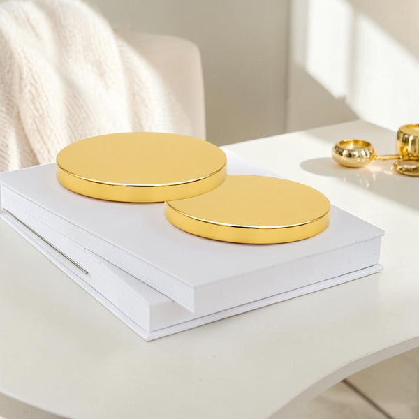 Gold Candle Lid