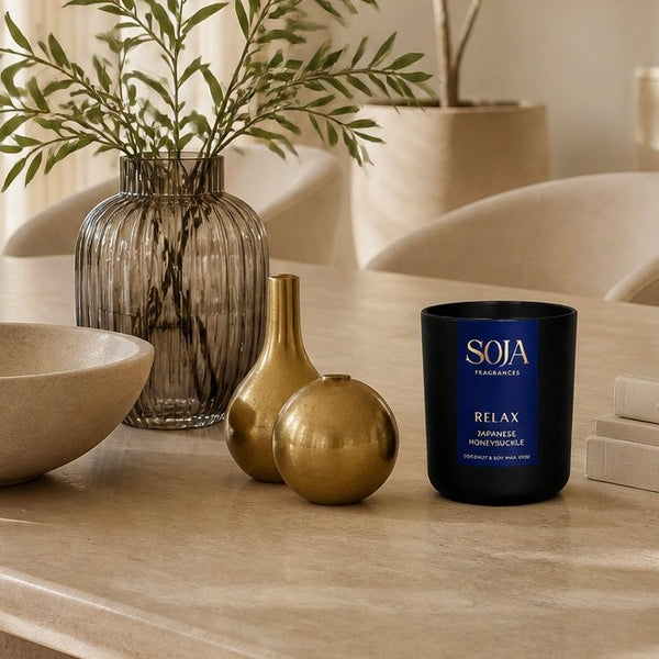 Relax – Japanese Honeysuckle Candle & 125ml Room Spray Set