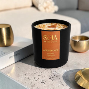 Abundance – Vanilla Caramel Candle & 125ml Room Spray Set