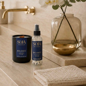 Balance – Coconut & Lime Candle & 125ml Room Spray Set