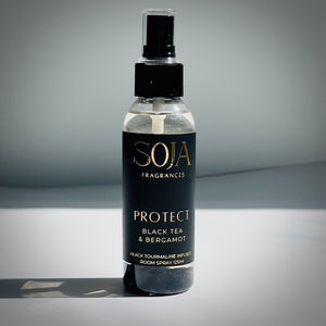 Protect room spray – bergamot and black tea with crystal infusion