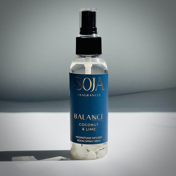 Crystal-infused fragrance spray – Balance scent by Soja