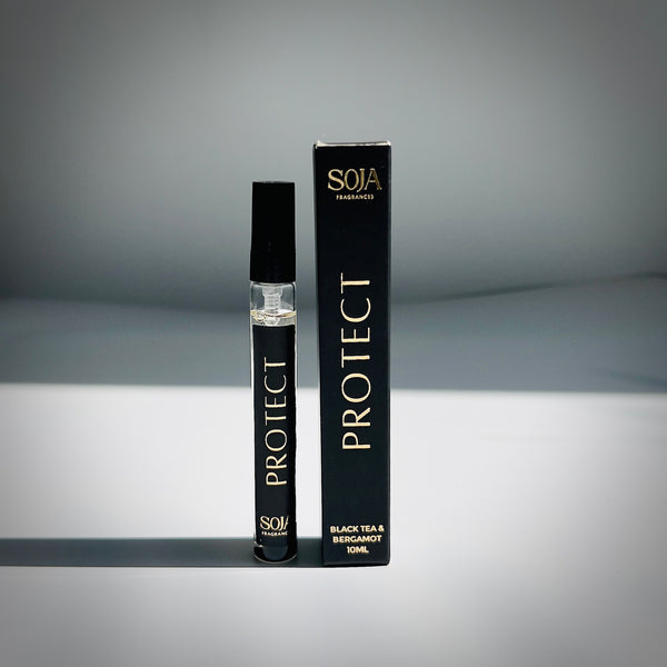 Mini Protect spray – black tea scent with crystal energy
