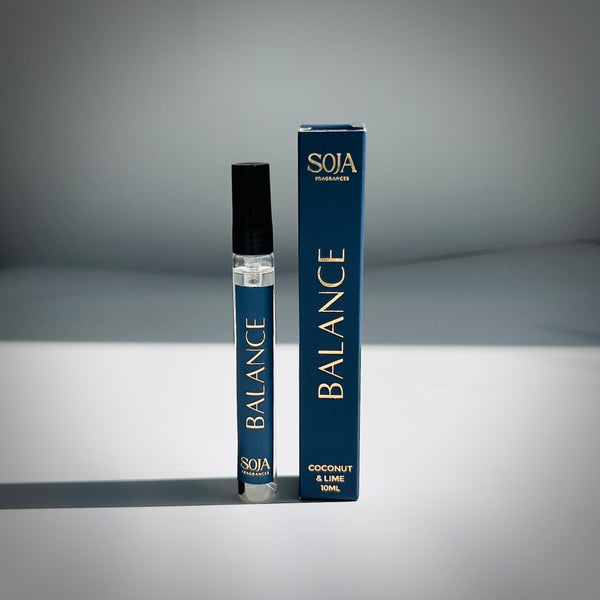 Mini Balance spray – 10ml coconut lime with Moonstone