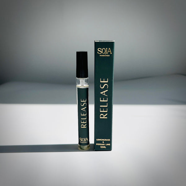 Mini Release spray – 10ml lemongrass lime with Prehnite