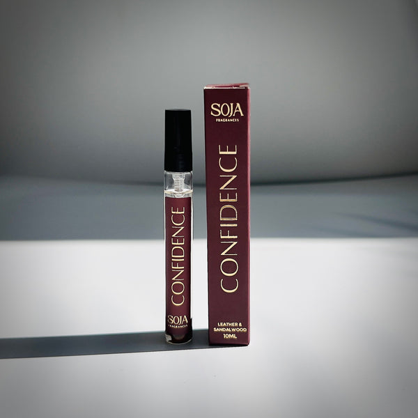 Mini spray – Confidence fragrance with leather and Tiger’s Eye