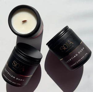 Soja Fragrances candle with exotic Egyptian scent