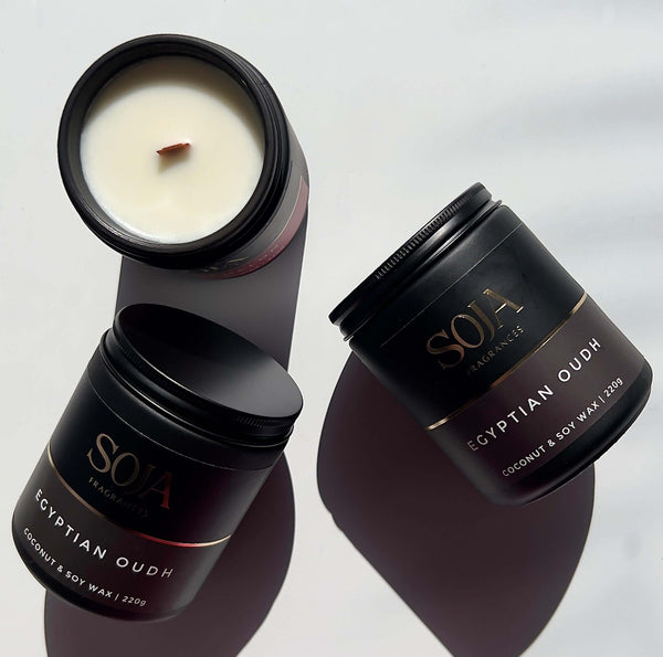 Soja Fragrances candle with exotic Egyptian scent