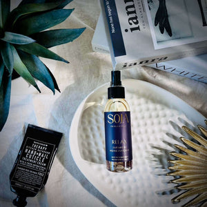 Soja Relax fragrance spray – 125ml with calming crystal energy