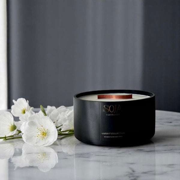 1.7kg white jar candle with citrus fragrance blend