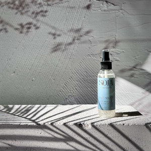 Cleanse - Crushed Lime & Sea Salt Room Spray | Elevate your space with Cleanse Crushed Lime & Sea Salt Room Spray. Infused with Clear Quartz Crystal energy & luxury aroma - refresh for your home. Shop Now! | SOJA Fragrances